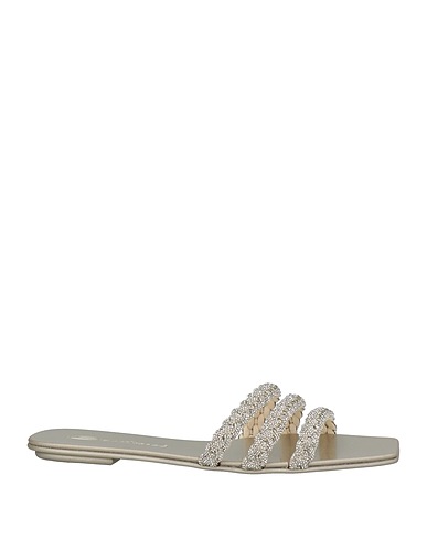 SANTONI Sandali Argento Pelle