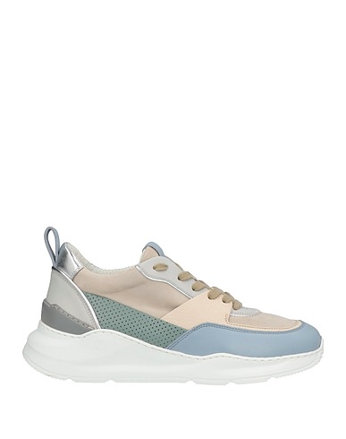 SANTONI Sneakers Grey Leather