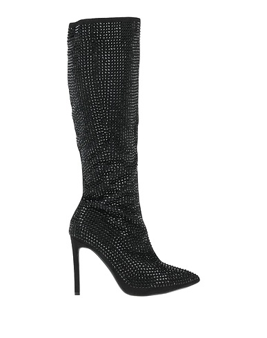 FRANCESCO MILANO Boots Black Textile fibers