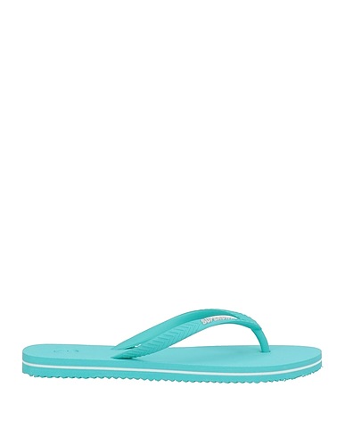 SUPERDRY Flip flops Turquoise Rubber