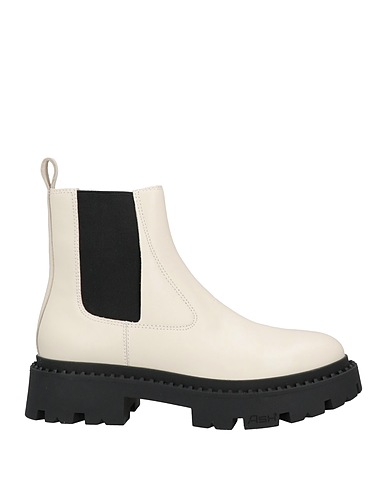 ASH Bottine Ivoire Cuir