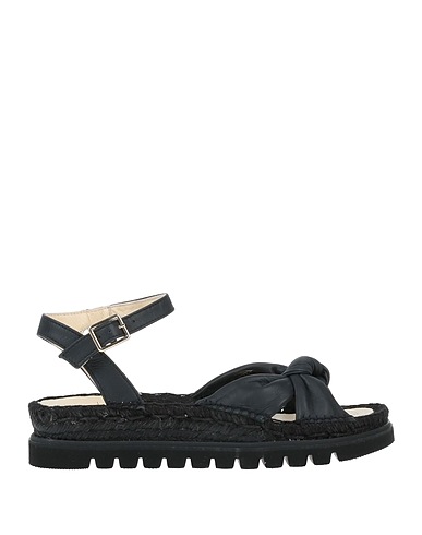 ESPADRILLES Espadrilles Black Soft Leather