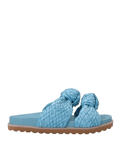 MISS UNIQUE Sandalen Himmelblau Andere Fasern