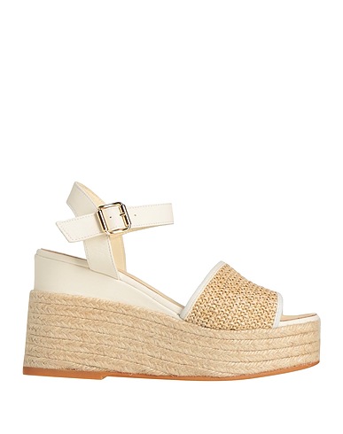 ESPADRILLES Espadrilles Sand Soft Leather, Textile fibers