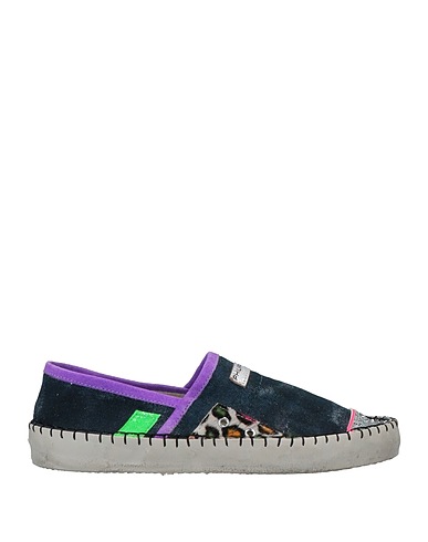 PHILIPPE MODEL Sneakers Slate blue Leather, Textile fibers