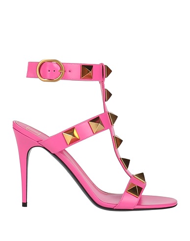 VALENTINO GARAVANI Sandals Fuchsia Soft Leather