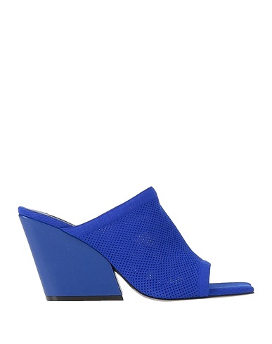 STELLA McCARTNEY Sandals Bright blue Textile fibres