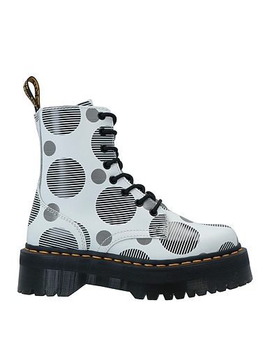 DR. MARTENS Ankle boot White Soft Leather
