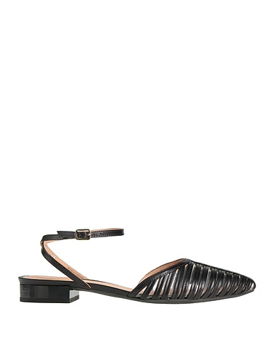 GEOX Ballet flats Black Soft Leather