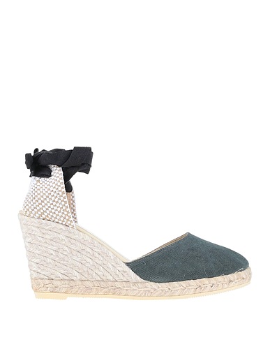 ESPADRILLES Espadrilles Gris anthracite Fibres textiles