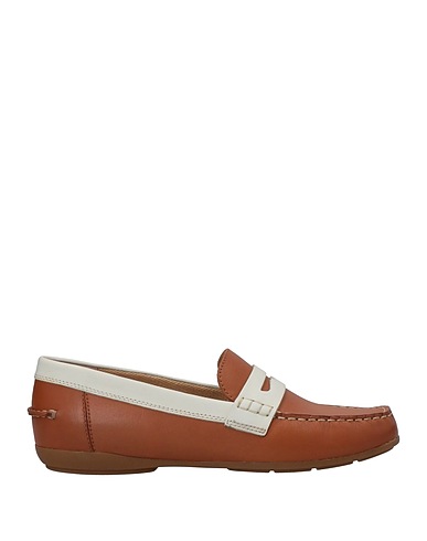 GEOX Loafers Camel Soft Leather