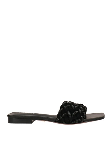 LOLA CRUZ Sandals Black Leather