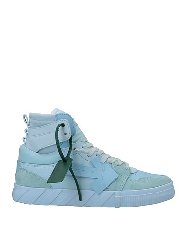 OFF-WHITE™ Sneakers Sky blue Soft Leather, Textile fibers