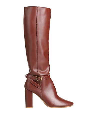FRANCESCO MILANO Boots Chocolate brown Soft Leather