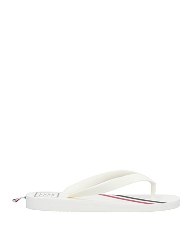 THOM BROWNE Infradito Bianco Altre Fibre