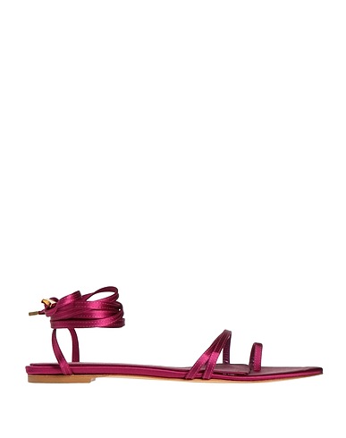 ILIO SMERALDO Flip flops Garnet Textile fibres
