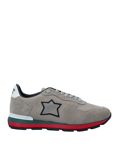 ATLANTIC STARS Sneakers Taupe Leather, Textile fibres