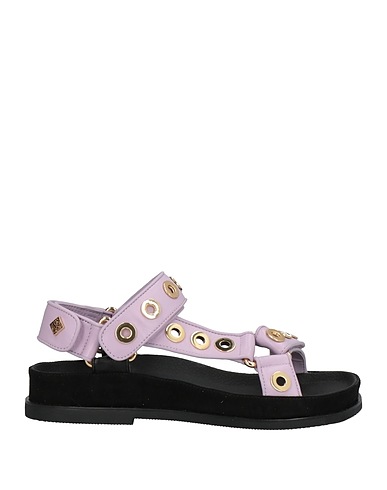 SANDRO Sandals Lilac Soft Leather