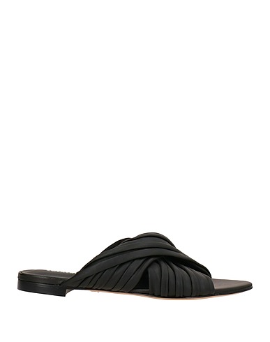 LOLA CRUZ Sandals Black Soft Leather