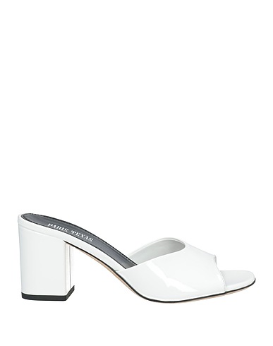 PARIS TEXAS Sandals White Soft Leather