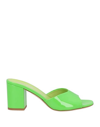PARIS TEXAS Sandals Green Soft Leather