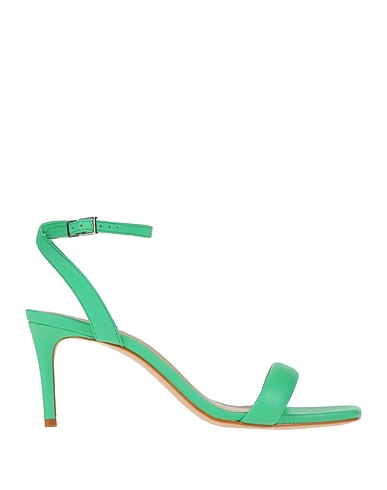 SCHUTZ Sandals Green Soft Leather