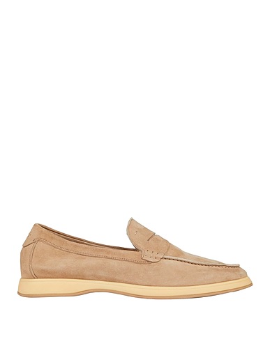 ANDREA VENTURA FIRENZE Loafers Beige Leather