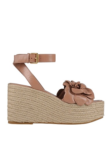 VALENTINO GARAVANI Espadrilles ATELIER SHOES Antique rose Soft Leather