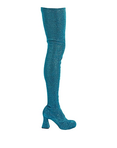 STELLA McCARTNEY Boots Turquoise Textile fibres