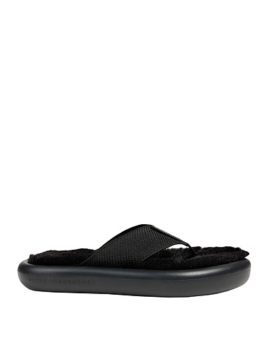 STELLA McCARTNEY Flip flops Black Textile fibers