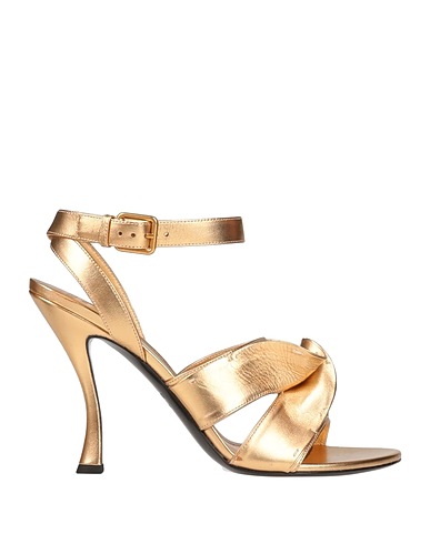 VALENTINO GARAVANI Sandals Gold Soft Leather