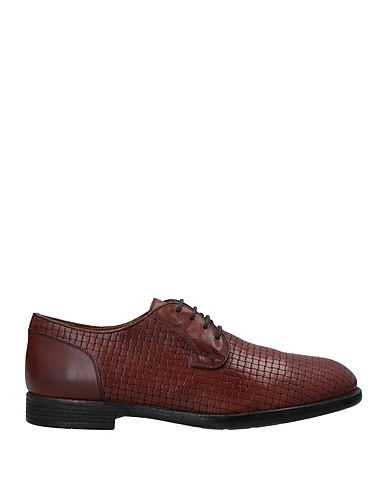 GEOX Laced shoes Tan Soft Leather