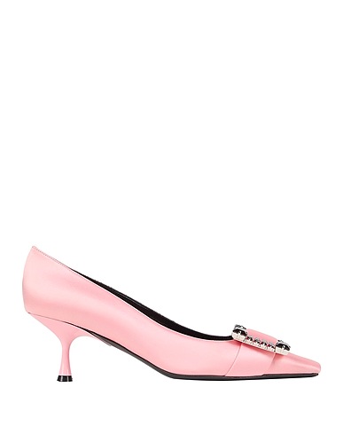 SERGIO ROSSI Pump Pink Textile fibers