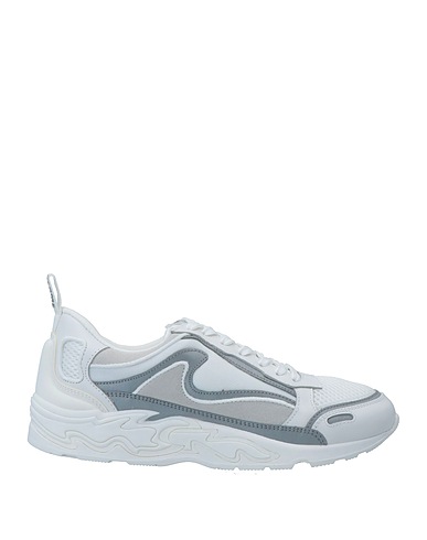 SANDRO Sneakers Off white Soft Leather, Textile fibres