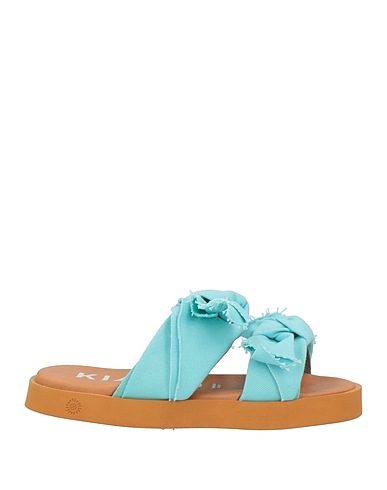 KIANID Sandals Sky blue Textile fibres