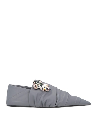 JIL SANDER Loafers Lead Leather