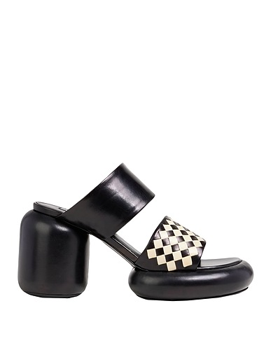 JIL SANDER Sandals Black Soft Leather