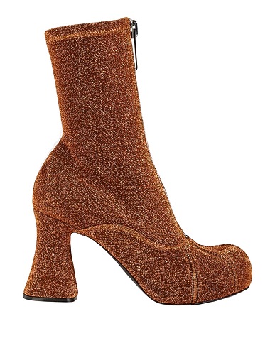 STELLA McCARTNEY Ankle boot Copper Textile fibres
