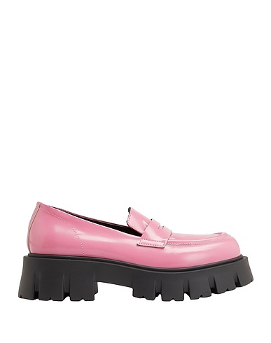 8 by YOOX Mokassins ABRADED LEATHER CHUNKY LOAFER
 Rosa 100% Rindsleder