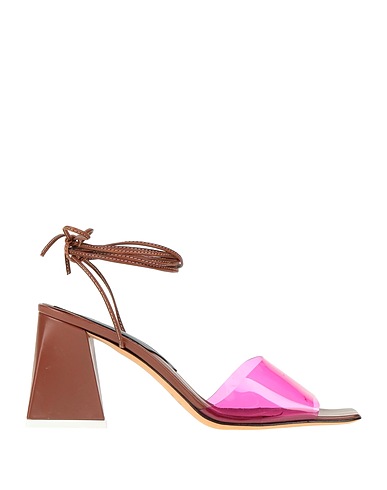 LUCA VALENTINI Sandali Fucsia Plastica