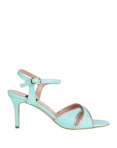 ISLO ISABELLA LORUSSO Sandals Turquoise Textile fibres