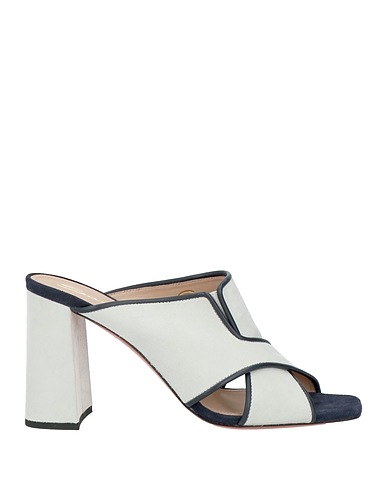 SANTONI Sandales Gris clair Cuir