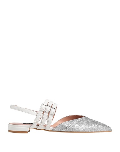 ISLO ISABELLA LORUSSO Ballet flats Silver Textile fibers