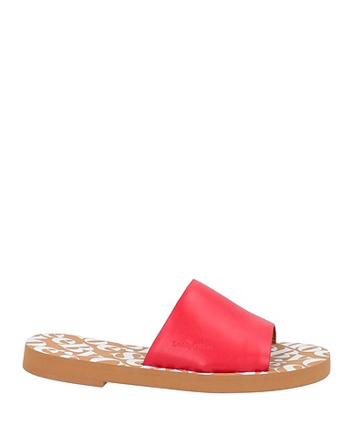 SEE BY CHLOÉ Sandals Red Soft Leather