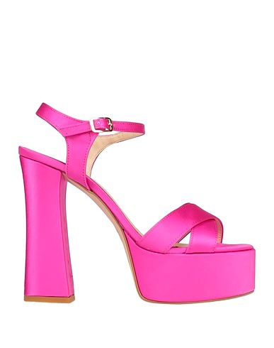 ISLO ISABELLA LORUSSO Sandali Fucsia Fibre tessili