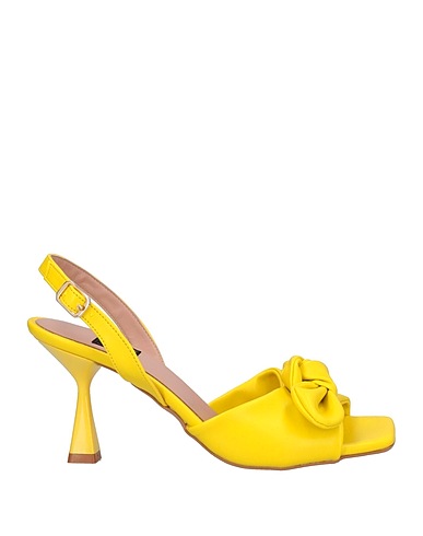 ISLO ISABELLA LORUSSO Sandali Giallo Fibre tessili