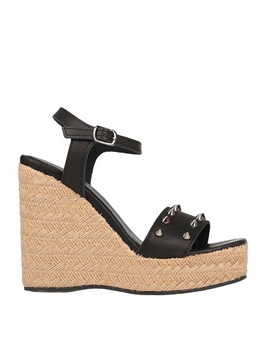 ISLO ISABELLA LORUSSO Espadrilles Black Calfskin