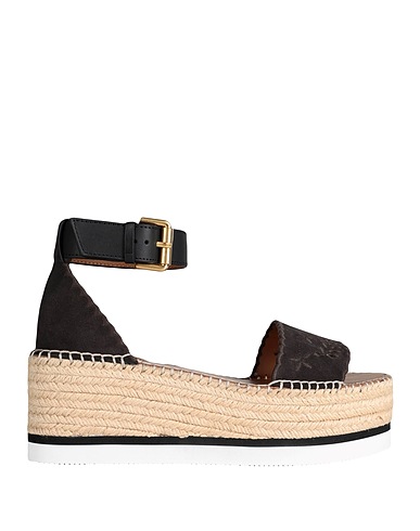 SEE BY CHLOÉ Espadrilles Charcoal Leather