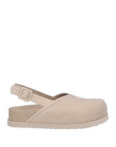 PATRIZIA BONFANTI Mule e zoccoli Off white Pelle