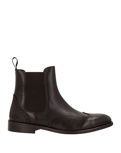 CALPIERRE Ankle boot Dark brown Soft Leather